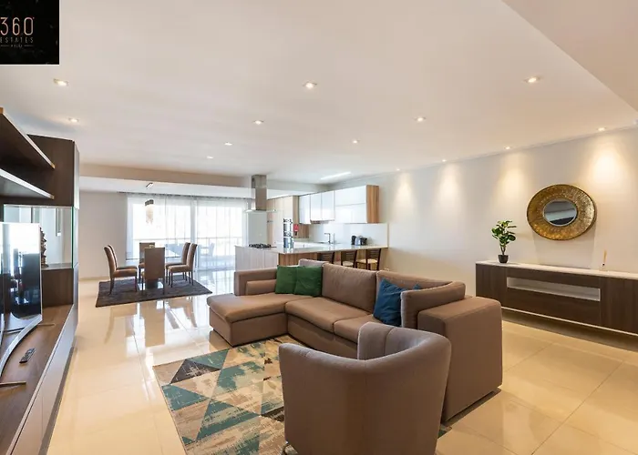 Apartment Seafront, Designer With Private Terrace & Wifi By 360 Estates