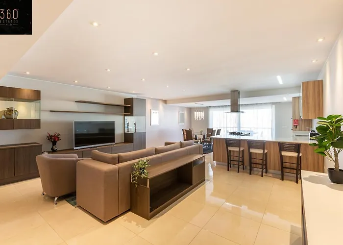 Seafront, Designer With Private Terrace & Wifi By 360 Estates