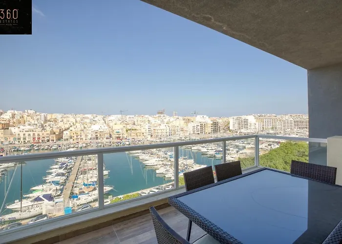 Seafront, Designer With Private Terrace & Wifi By 360 Estates
