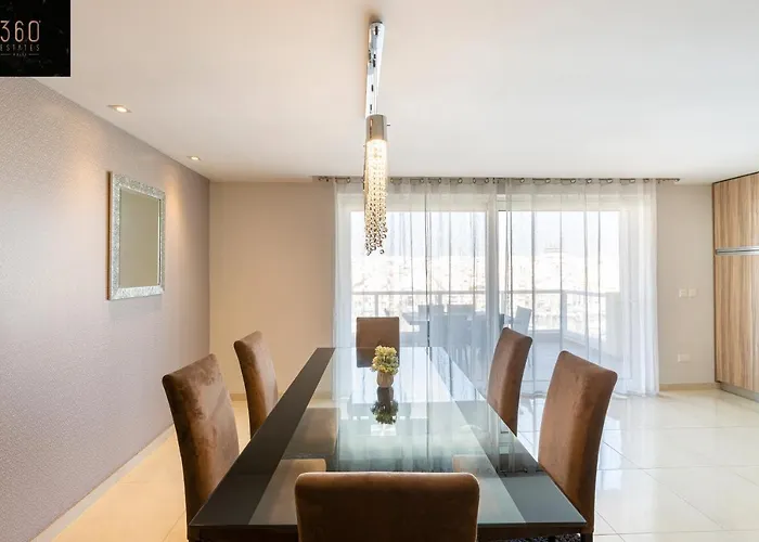 Seafront, Designer With Private Terrace & Wifi By 360 Estates Apartment Pieta